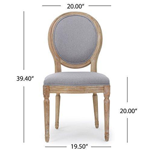 Christopher Knight Home Phinnaeus Beige Fabric Dining Chair (Set Of 2)