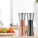 T·G·Y Salt and Pepper Grinder Set Tall Salt and Pepper Shakers Pepper Mill Salt Mil , Set of 2 Stainless Steel Adjustable