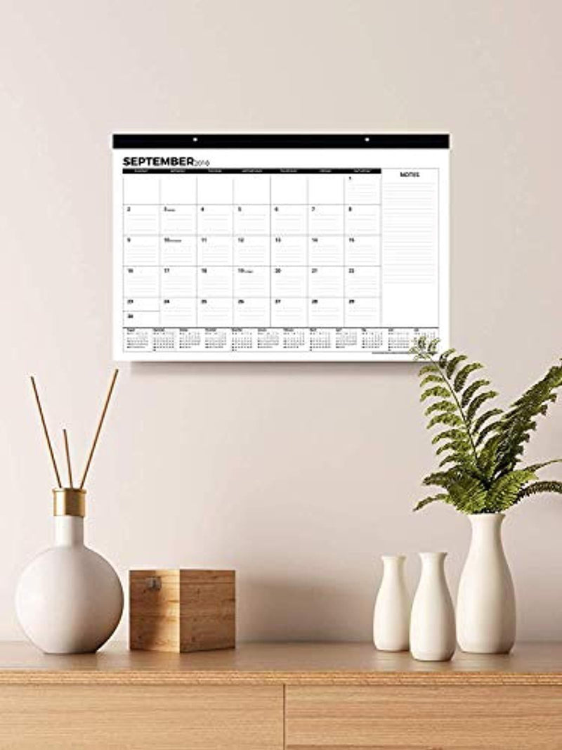 2019 Desk Calendar or Large Wall Calendar 11" x 17" (Use Monthly from November 2018 to December 2019) - Medium Sized Desk Pad for Office - by Royal Mountain Print Co.