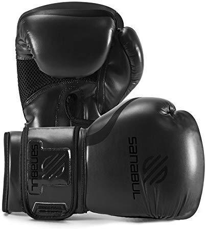 Sanabul Essential Gel Boxing Kickboxing Punching Bag Gloves