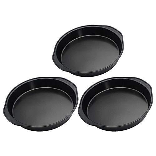 Tebery 8-Inch Non-Stick Round Cake Pan - Set of 3