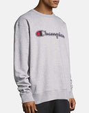 Champion Men's Graphic Powerblend Fleece Crew