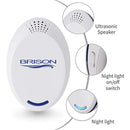 BRISON Ultrasonic Pest Repeller Plug-in Control Electronic Insect Repellent Gets Rid Mosquito Bed Bugs Roach Spiders Fleas Mice Ants Fruit Fl (4-Pack)