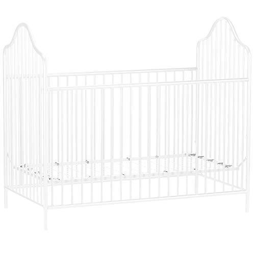 Little Seeds Rowan Valley Lanley Metal Crib and Changing Table Set, Black