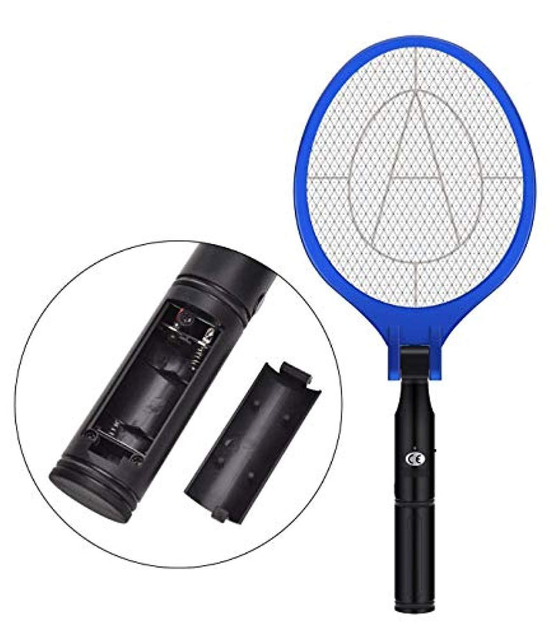 AOWOTO Electric Bug Zapper Fly Swatter Zap Insect Fruit Mosquito Killer,Portable Foldable & Compact Racket, Best for Indoor and Outdoor Pest Control(AA Batteries Not Included)