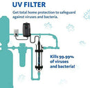 Aquasana Whole House Water Filter System - Filters Sediment & 97% Of Chlorine - Carbon & KDF Home Water Filtration - EQ-1000