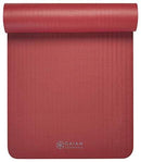 Gaiam Essentials Thick Yoga Mat Fitness & Exercise Mat with Easy-Cinch Yoga Mat Carrier Strap (72"L x 24"W x 2/5 Inch Thick)