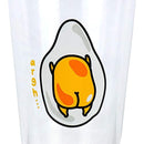 Se7en20 Official Gudetama The Lazy Egg Pint Glass | Features Gudetama's Back in a Cute Lazy Style | 16 Oz. Cup