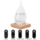 Storm Glass Weather Predictor-Creative Stylish Desktop Storm Glass Weather Bottle Forecast Perfect for Christmas/Birthday Gift and Home/Office Decorations