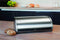 Brabantia Roll Top Bread Bin Matte Stainless Steel