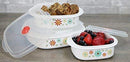 Corelle Coordinates by CulinWare 6-Piece Microwave Cookware, Steamer and Storage Set, Splendor