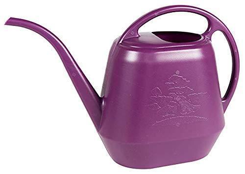 Bloem 2 Gallon Light Weight Traditional Watering Can, Slate Resin