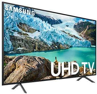 Samsung UN55RU7100FXZA Flat 55-Inch 4K UHD 7 Series Ultra HD Smart TV with HDR and Alexa Compatibility (2019 Model)