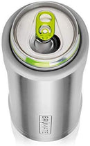 BrüMate Hopsulator Slim Double-walled Stainless Steel Insulated Can Cooler for 12 Oz Slim Cans (Stainless)