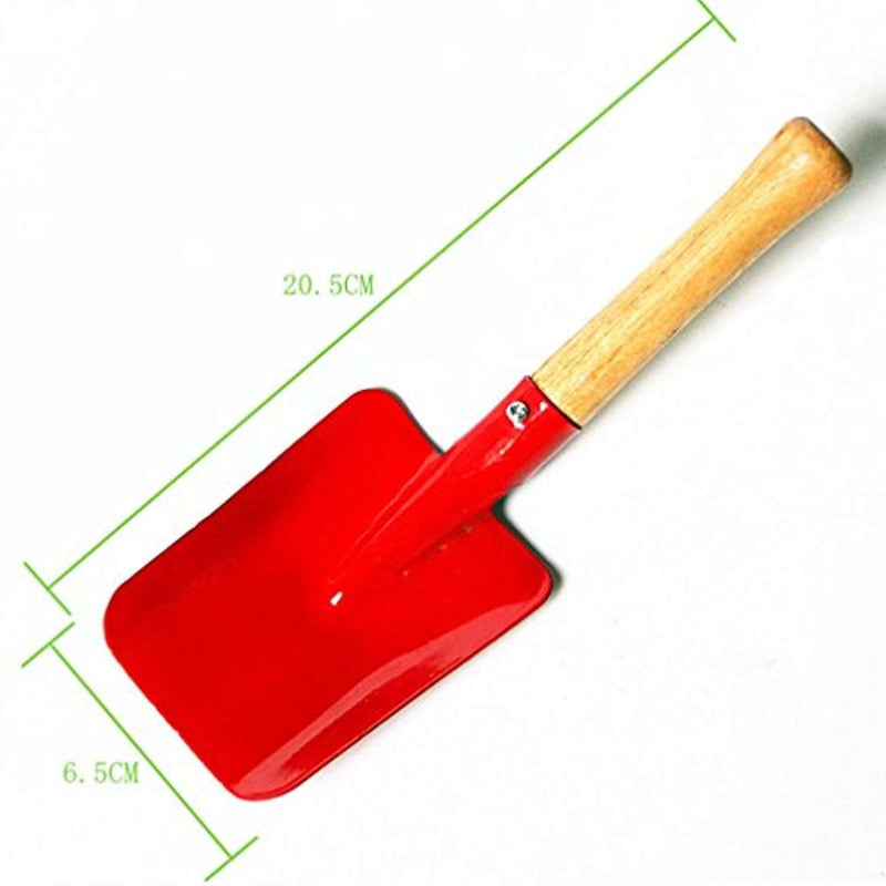 3pcs Mini Metal Rake Shovel Trowel Set Garden Tools Set Kids Beach Sandbox Toy