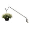 Ashman 12MM Black Deck Hook, Made of Premium Metal, Super Strong with 46-Inch Length and ideal for Bird Feeders, Plant Hangers, Hanging Baskets, Humming Bird Feeders attaches to deck railing