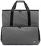 Curmio Desktop Computer Travel Bag, Carrying Case for Computer Tower PC Chassis, Keyboard, Cable and Mouse, Bag Only, Black