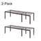 STORAGE MANIAC 2-Pack Expandable Kitchen Counter & Cabinet Shelf Organizer, Bronze