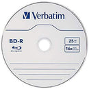 Verbatim BD-R 25GB 16X Blu-ray Recordable Media Disc - 50 Pack Spindle