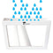 ToiletTree Products Fogless Shower Bathroom Mirror with Squeegee, White