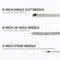 Meat Injector Kit Stainless Steel Marinade Flavor Injector Syringe with 2-oz Capacity Barrel and 3 Professional Marinade Injector Needles