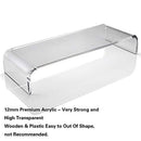 Clear Acrylic Computer Monitor Stand Holder, Acrylic Monitor Riser for Office Home Desktop, Desktop Computer Monitor Stands for Laptop Screen TV Monitor, Keyboard Storage, Desk Riser Shelf Sturdy