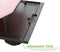 Mind Reader LTADJUST-BLK Adjustable Portable 8 Position Lap Top Desk with Built in Cushions, Black