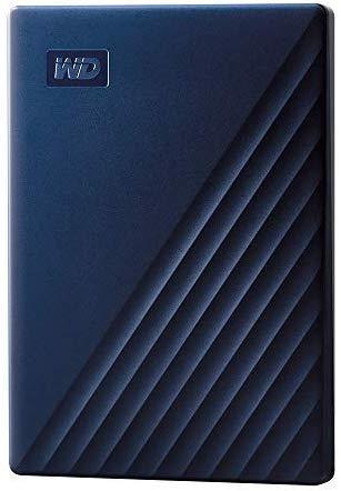 WD 2TB My Passport for Mac Portable External Hard Drive - Blue, USB-C/USB-A - WDBA2D0020BBL-WESN