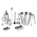 Bar Set 17-Pcs Jumbo Bartender Kit – Premium Cocktail Set Mixology Kit for Bar and Home - Best All-In-One Cocktail Shaker Set - Bartender Mixology Barware Set for Men and Women - Bar Tools Martini Kit