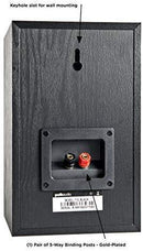 Polk T50 150 Watt Home Theater Floor Standing Tower Speaker (Single) - Premium Sound at a Great Value | Dolby and DTS Surround