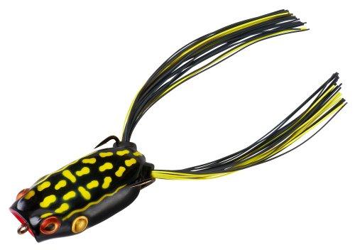 MILTECH Pad Crasher Topwater Bass Fishing Hollow Body Frog Lure with Weedless Hooks