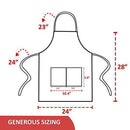 CHEFLUX [12pk] Premium Professional Red Restaurant Aprons with 2 Large Pockets [Bulk] Chef Cooking Bib Apron for Kitchen Waitress [Unisex] Men Women [53 g Lightweight] BBQ Painting Stylist Artist
