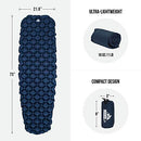 Outdoorsman Lab Camping Sleeping Pad, Ultralight Inflatable Camping Pad, Compact Hiking & Backpacking Gear Includes Camping Mat, Bag & Repair Kit