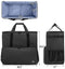 Curmio Desktop Computer Travel Bag, Carrying Case for Computer Tower PC Chassis, Keyboard, Cable and Mouse, Bag Only, Black