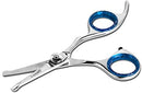 Elfirly Pro Dog Grooming Scissors, Straight Pet Grooming Shears, with Safety Round Tip, Ball Point for Easy and Safe use. | Premium Sharp Long Lasting Professional Hair Trimming Scissors