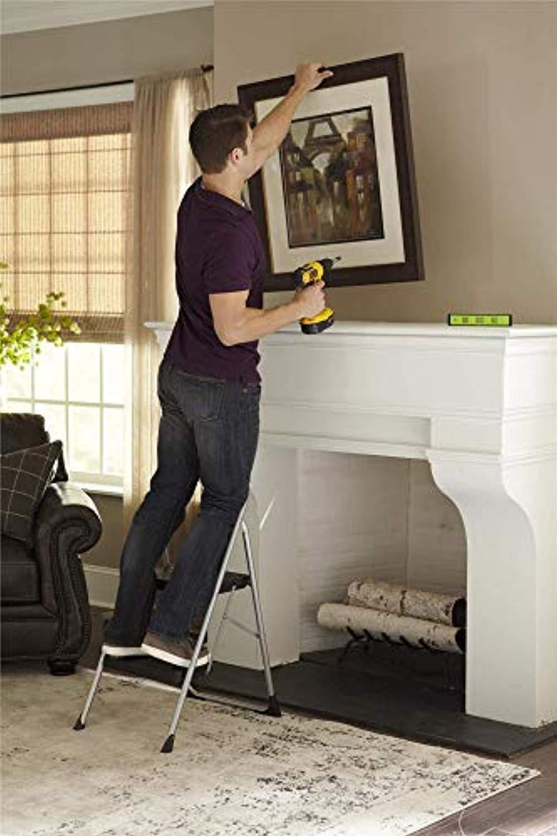 Cosco Two Step Big Step Folding Step Stool with Rubber Hand Grip