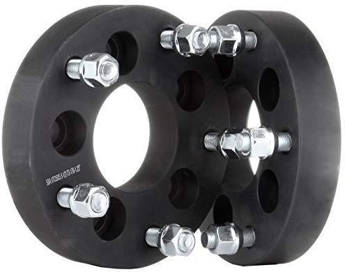 ECCPP Wheel Spacer 5 lug 1.25"(32mm) 5x4.5 to 5x5.5 Wheel Spacers Adapters 1.25 inch Fit for Mazda B4000 B3000 Mercury Mountaineer Ford Mustang Jeep Wrangler with 1/2" Studs