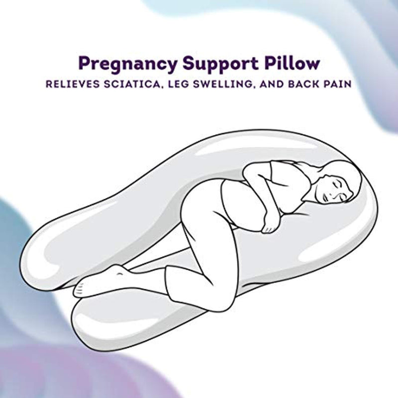 Milliard U Shaped Body Pillow Memory Foam Comfort for Sleeping, for Pregnancy and Maternity Use