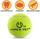 Hyper Pet Tennis Balls for Dogs, Pet Safe Dog Toys for Exercise and Training, Pack of 4, Green