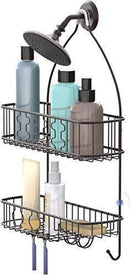 Simple Houseware Bathroom Hanging Shower Head Caddy Organizer, Bronze (26 x 16 x 5.5 inches)