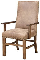 Emerald Home Chambers Creek Brown 24" Bar Stool with Upholstered Faux Leather Seat And Nailhead Trim, Set of Two