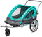 Instep Quick-N-EZ Double Tow Behind Bike Trailer, Converts to Stroller/Jogger