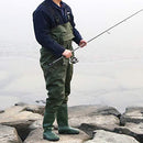 Kingdom Chest Waders Waterproof - Hunting & Fishing Waders with Neoprene Boots, Nylon and PVC Insulated Material