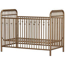 Little Seeds Monarch Hill Ivy Metal Crib, Gold