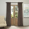 Half Price Drapes VPCH-184005-108-GRBO Signature Grommet Blackout Velvet Curtain, Natural Grey, 50 X 108