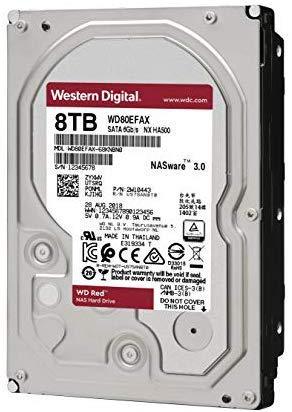 WD Red 4TB NAS Hard Drive - 5400 RPM Class SATA 6 Gb/s 64MB Cache 3.5 Inch - WD40EFRX