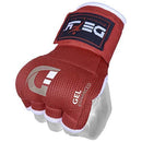 DEFY Gel Padded Premium Inner Gloves with Hand Wraps MMA Muay Thai Boxing Training Fight PAIR