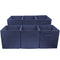 Sorbus Storage Cube Basket Bin, 6 Pack Navy Blue