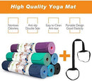 TOPLUS Yoga Mat - Classic 1/4 inch Pro Yoga Mat Eco Friendly Non Slip Fitness Exercise Mat with Carrying Strap-Workout Mat for Yoga, Pilates and Floor Exercises