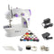 HAITRAL Mini Portable Sewing Machine with Light and Foot Pedal Adjustable Speed